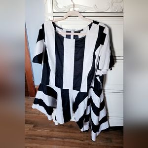 Lane Bryant Striped Blouse, Size 26